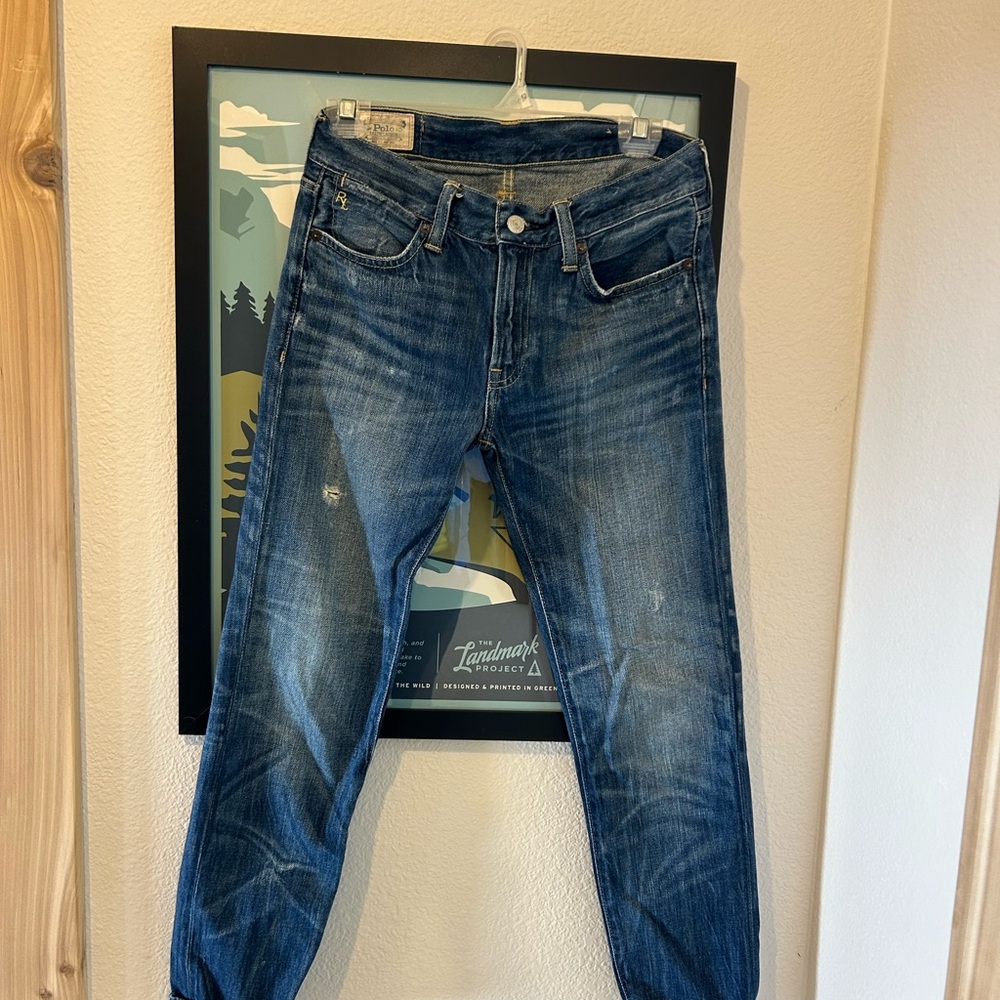 POLO RALPH LAUREN ASTOR SLIM BOYFRIEND JEANS SZ 25